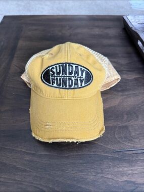 Sunday Funday distressed baseball hat